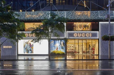 gucci flagship boutique.